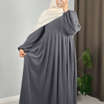 The Stone Abaya Modern Grey 2