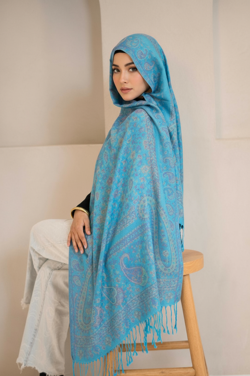 Pashmina Hijab - Feroza Gem